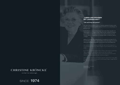 Christine Kröncke Katalog 2012 - IGI Ines Gress Interior