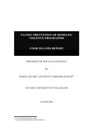 Cook Islands - Pacific Prevention of Domestic Violence Programme