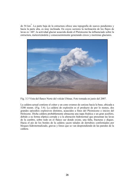 geologÃ­a y evaluaciÃ³n de peligros del volcÃ¡n ubinas - Ingemmet