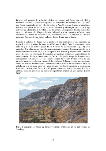 geologÃ­a y evaluaciÃ³n de peligros del volcÃ¡n ubinas - Ingemmet