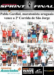 Pablo Gardiol, maratonista uruguaio vence a 2ª Corrida de São Jorge