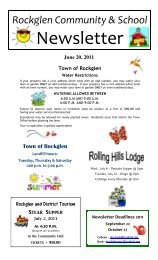 Rockglen Community & School - Rockglen Tourism