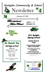 February 27, 2012 Rockglen Community & School - Rockglen Tourism