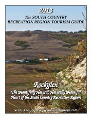 2013 Rockglen and District Guide - Rockglen Tourism