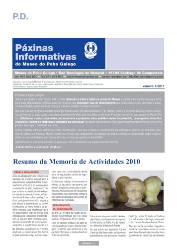 PÃ¡xinas Informativas - Museo do Pobo Galego