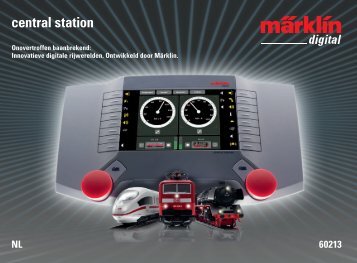 folder van het nieuwe Central Station - Marklin