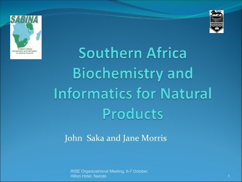 SABINA: Southern African Biochemistry and Informatics - Science ...