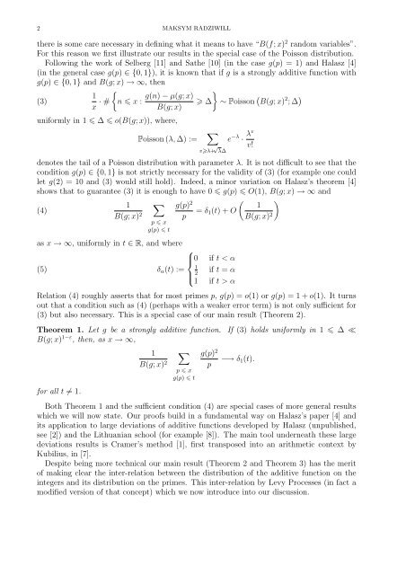 A converse to Halasz's theorem - IAS
