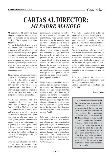 Labuerda - Revista El GurriÃ³n