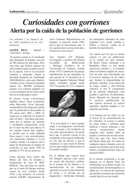 Labuerda - Revista El GurriÃ³n