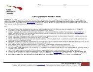 GMS Application Practice Form - The Gates Millennium Scholars