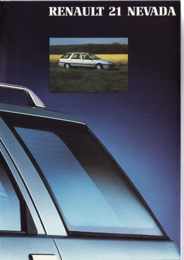 CatÃ¡logo del 21 Nevada, Febrero 1991 - Renault 21