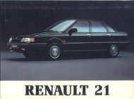 Manual usuario Renault 21 Fase 2 4 puertas