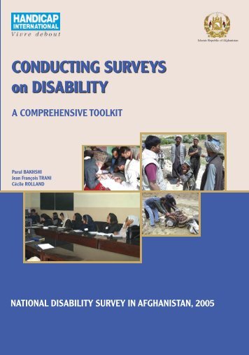 Conducting Surveys on Disability: A Comprehensive Toolkit