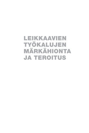 Leikkaavien tyÃ¶kaLujen mÃ¤rkÃ¤hionta ja teroitus - Tormek