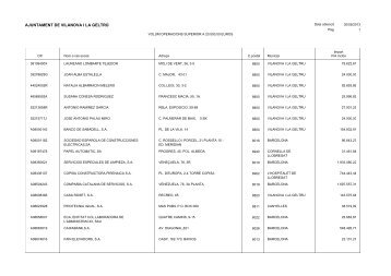 Es publica llistat i quantia de les operacions amb els proveÃ¯dors mÃ©s ...