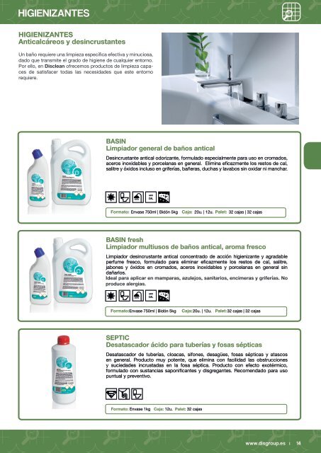 Disclean catalogo completo 2015