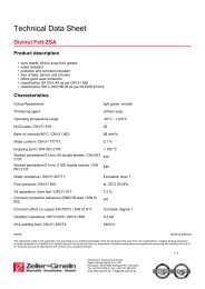 Technical Data Sheet - Zeller+Gmelin GmbH