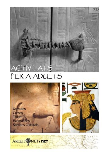 Activitats per a adults - Arqueonet