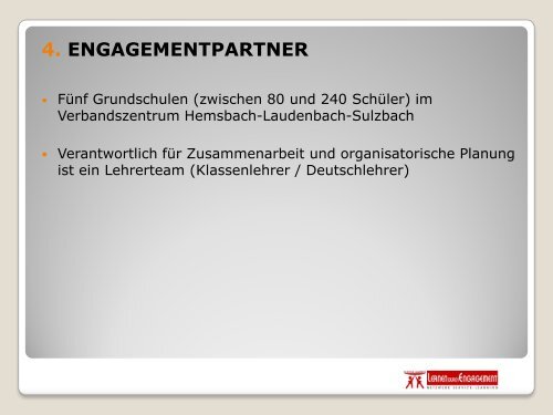 die Präsentation von Karin Brand bei der LdE ... - Service-Learning