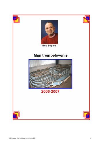 Rob Bogers Mijn treinbelevenis (versie 2.0) - AnW Modeltreinen