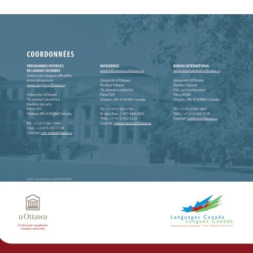Brochure ( format PDF) - UniversitÃ© d'Ottawa