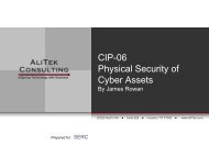 CIP-06 Physical Security of Cyber Assets - SERC Home Page