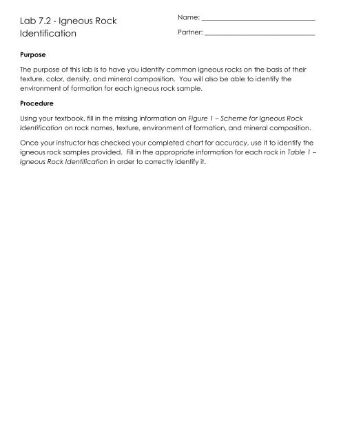 Mineral Identification Chart Pdf