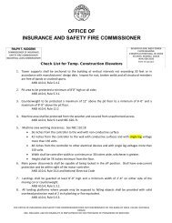 Contractors Check List - Office of Insurance and Safety Fire ...