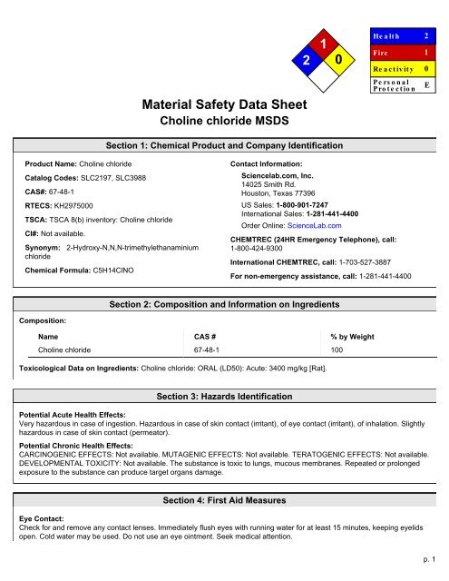 1 2 0 Material Safety Data Sheet - QGC