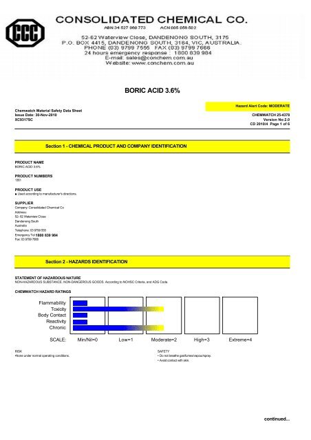 Boric Acid 3 6 Qgc
