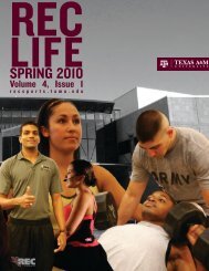 SPRING 2010 - Rec Sports - Texas A&M University