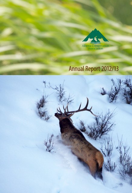 2012-2013 - Alberta Conservation Association