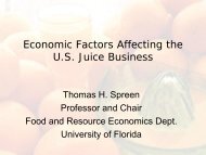 Economic Factors Affecting the U.S. Juice Business - Juice Products ...