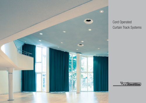 Silent Gliss Cord Operated Brochure Curtain Poles