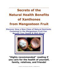 Free Mangosteen Ebook from Dr. Werner Kerschbaumer