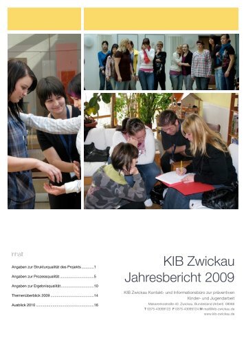 KIB Zwickau Jahresbericht 2009