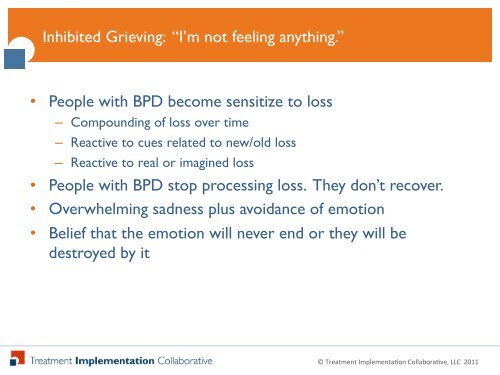 Loving Someone with BPD: A Model of Emotion Regulation Part I