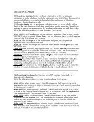 VERSES ON BAPTISM 907. bapti÷zw baptizo ... - Mom's Bible Journal