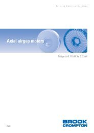 Axial airgap motors - ATB