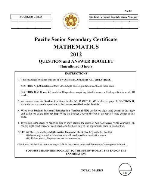 Pssc Maths Q Amp A Pdf