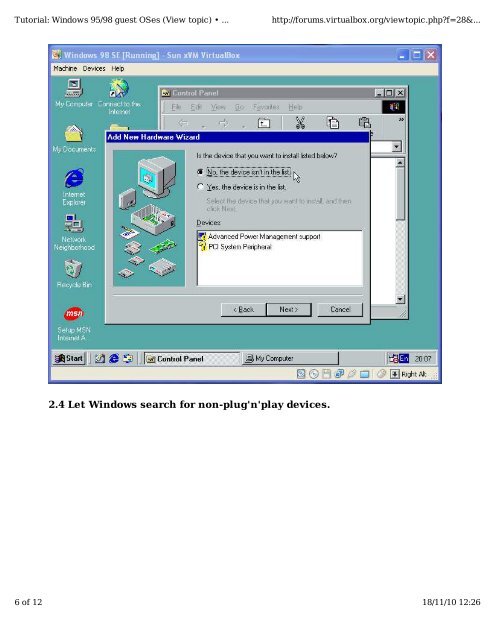 Windows 95&98 guest OS.pdf - Dodo