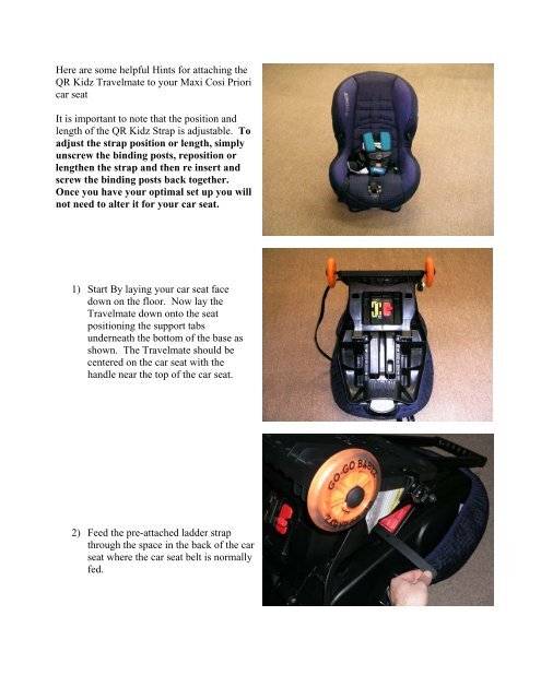 Maxi Cosi Priori Go Babyz - How To Release Straps On Maxi Cosi Car Seat