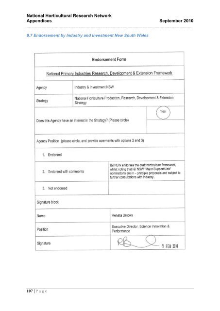 National Horticultural Research Network - Horticulture Industry ...