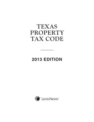Property Tax Code - Texas Comptroller of Public Accounts