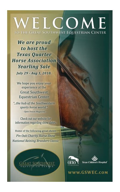 2010 - Texas Quarter Horse Association