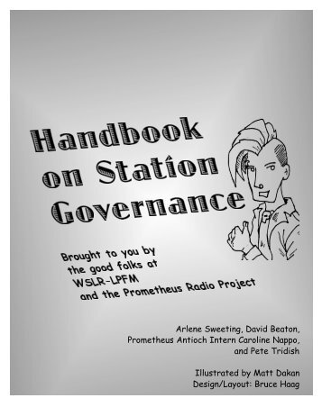 WSLR Station Governance Handbook.pdf - Prometheus Radio Project