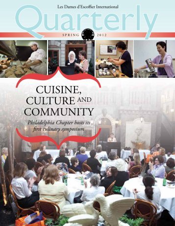 cuisine, culture and community - Les Dames d'Escoffier International