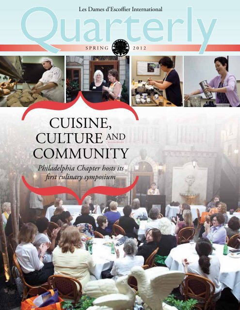 cuisine, culture and community - Les Dames d'Escoffier International