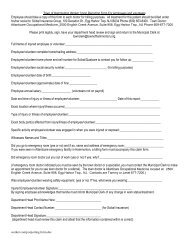 Town of Hammonton Worker Comp Reporting Form For employees ...